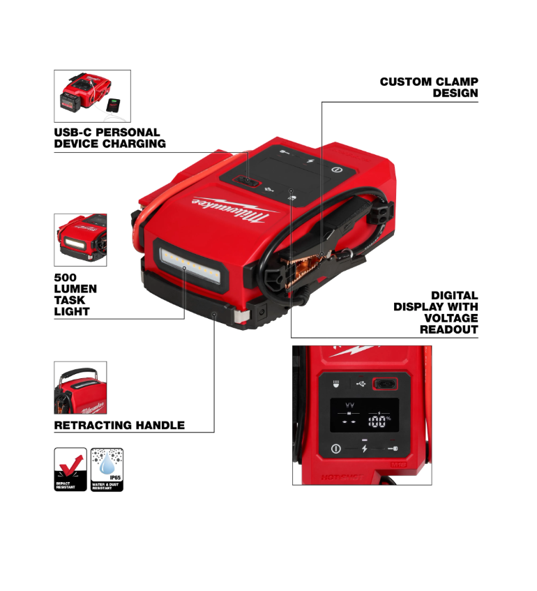 Milwaukee M18 Hot Shot Jump Starter