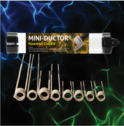 MINI-DUCTOR Essential Coil Kit with coils on a dynamic background