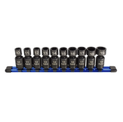 Astro Pneumatic 10-Piece 3/8″ Drive Nano Pinless Universal Impact Sockets – Metric